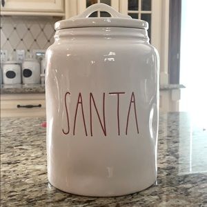Rae Dunn SANTA cannister